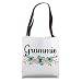 Grammie Gifts From Grandkids Floral Personalized Name Gift Tote Bag