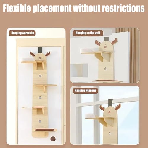 Árbol para Gatos 4 Niveles para Puerta Interior miniatura 2