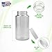 LUBEFLEX Oil Sampling Bottle - Made in USA - Pack of 6 Oil Analysis Sampling Clear Plastic Bottle 4 oz (120 ml) Capacity with 38-400 Cap Size - FDA Compliant and BPA Free …
