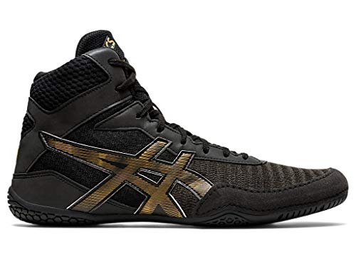 ASICS Men s Matcontrol 2 L.E. Lite-Show Wrestling Shoes, 6, Black Pure Gold