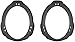 Subaru 1993-2007 Impreza Rear Door Speaker Adapter Spacer Rings - SAK040_475-1 Pair