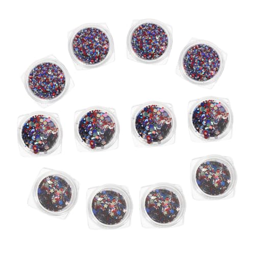 TOVINANNA Star Shape Nail Art Sequins Manicure Ornaments for Glitter Nail Accessories for Creative Nail Design for Home Salon and Craft Projects