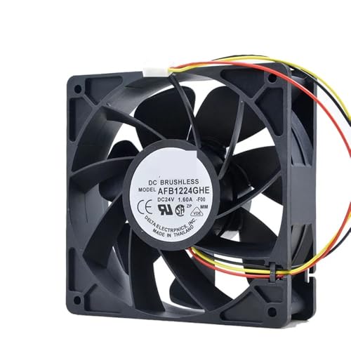Delta 12038 DC 24V 1.6A AFB1224GHE 3 PIN 12 cm 120X120X38YƗpCo[^pt@