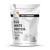 It's Just! - Egg White Protein Powder, Dried Egg Whites Protein, Meringue Ingredient, Non-GMO, USA Farms (Unflavored, 20oz)