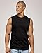 Real Essentials 5 Pack: Men's Cotton Sleeveless Crewneck Tank Top Casual Shirts Tees (Big & Tall Available)- Set 1, XXXL