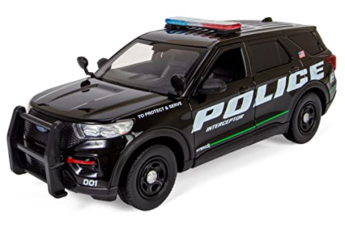 All Star Toys 2022 Explorer Police Interceptor Utility Promo 1:24 Diecast Model Car Exclusive Motormax 76992