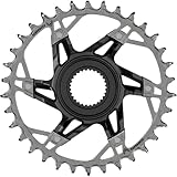 SRAM DU38 XX T-Type Chainring, Teeth: 36, Speed: 12, BCD: Direct Mount DU38, Steel, Black