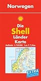  Norwegen: 1:750000 (Shell Länderkarte)