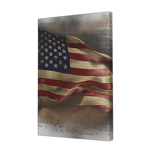 Impression sur toile drapeau américain HD LPSRTWE 30x45 cm