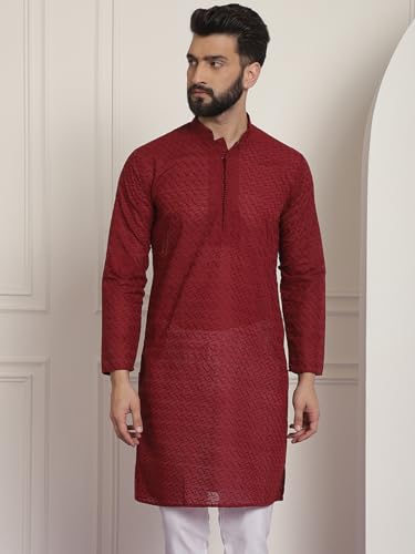 Image of SOJANYA Men's Silk Blend Regular Fit Casual (Since 1958 Woven Design Kurta with Churidar & Embroidered Nehru Jacket