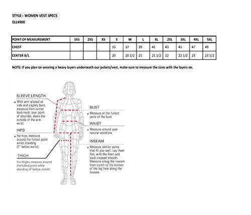 Event Leather Women's 9 Patches Vest (Black, X-Small) #TOP2