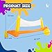 DIMAR GARDEN Inflatable Volleyball Game Toy for Swimming Pool, Floating Pool Party Toy, Orange