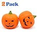 VCOSTORE Squishy Pumpkin 2 Pack, Slow Rising Squishies Halloween Décor Soft and Scented Kid Toys Stress Relief for Kids Adult Party Favor Gifts
