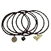 Twilight New Moon "Wolf Pack" Jelly Bangle Bracelet with Charms