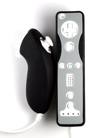 Nintendo Wii Remote Case and Nunchuck/Nunchaku Premium Silicone Cover Wiimote Glove Nunchuck Skin 2 Styles 17 Color Options