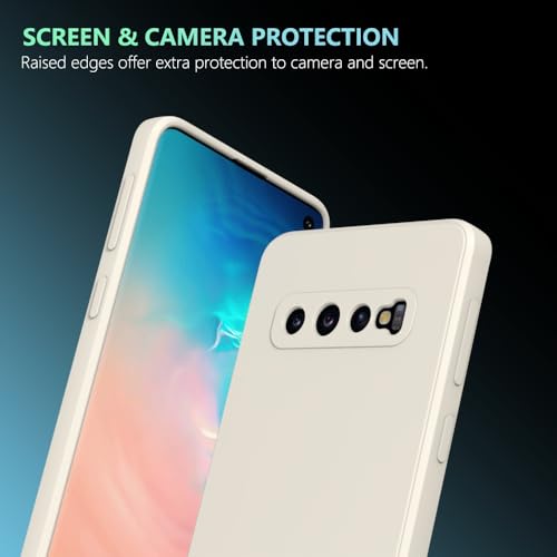 Image of for Samsung Galaxy S10 Plus Case White, Scratch Resistant with Soft Touch, Slim Thin Phone Cover for Samsung Galaxy S10 Plus
