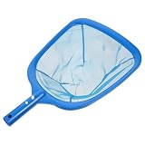 HEMOTON Red de Skimmer para Piscina Pequeña en Plástico Azul, Resistente Limpiar Hojas y Insectos en Estanques y Peceras