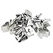 MTQY 20PCS AA Battery Contacts Metal Stamping Parts Nickel Plating Negative Electrode Sheet Spring Steel