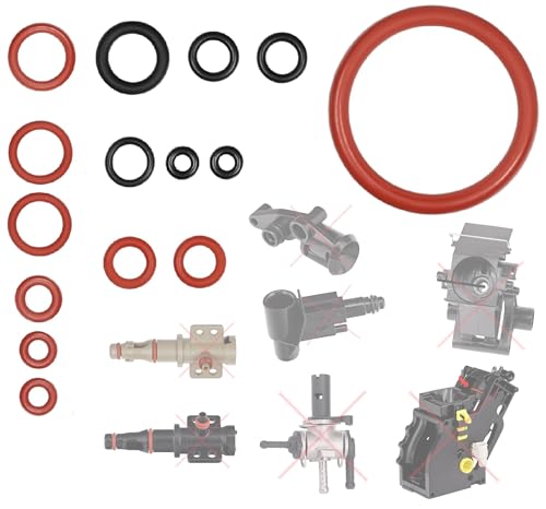 Snapworld-Kaffee Junta premium compatible con cafeteras Philips Saeco Spidem Gaggia, juntas tóricas a válvula de soporte, grupo de preparación de vapor, boquilla de entrada, pistón, kit de