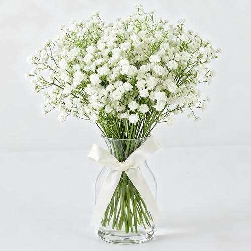 VINSPIRE 6 Pcs Artificial Flowers, Gypsophila Faux Flowers b
