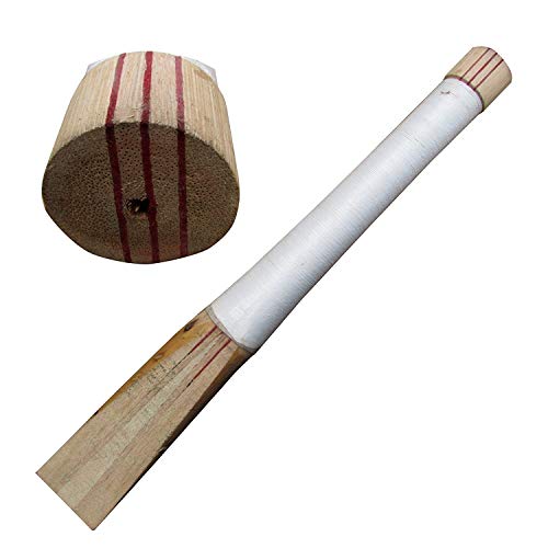 Sumartz Full Cane Wood Senior Cricket Bat Handle for English Willow or Kashmir Willow Bats