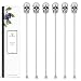 Coffee stirrers Swizzle Sticks Stainless Steel 8" Reusable with Skull Tops Stir Sticks by Homestia Set of 4