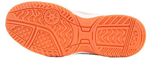 Python Men's Deluxe Indoor (Mid) Racquetball Shoe (Non-Marking) 8.5 (D) Us White #TOP3