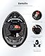 ILM Helm Motorrad Motocross Herren Damen Vintage Retro mit Visier ECE Model Z302,Armee Grün, M