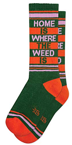 Gumball Poodle "Home Is Where The Weed Is" Gym Socks