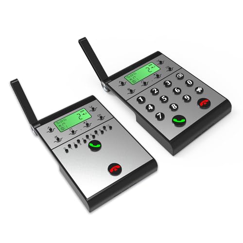 Matybobe Wireless Intercom System Smart Digital Voice Calling Machine Wireless Office Intercom Machine Telephone Intercom for Business Office House Calling Room to Room Intercom System