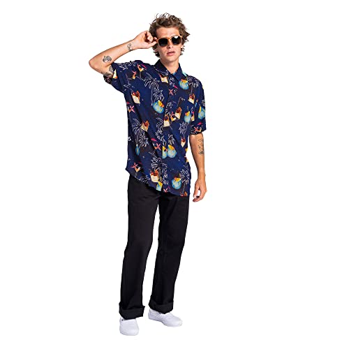 Volcom Men's Cosmic Vaca Chemisette Fleurie pour Homme