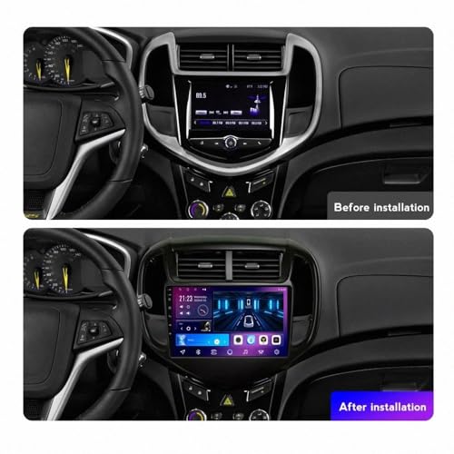 Carplay Android Auto inalámbrico y radio Bluetooth para Chevrolet Aveo Sonic 2