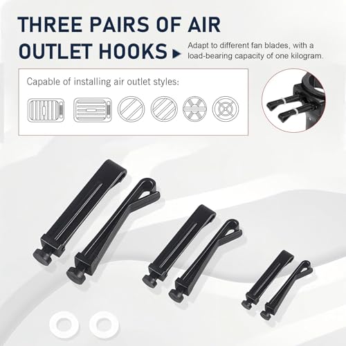 Portavasos ajustable para aire acondicionado de auto miniatura 4