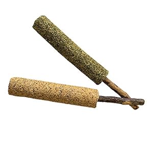 Croci Euphoria – Lollipop Catnip/Silvervine, Jouet Comestible pour Chat à Base d&rsquo;herbe à Chat et des Silvervine, 2 Pcs, 14 cm