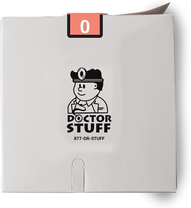 Doctor Stuff - File Folder Labels, Number 0, Tab Products 1306 Match - A1306 Series Chart Stickers, Pink, 1" x 3/4", #0, 500/Roll