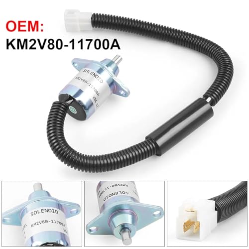 Électrovanne diesel 12V KM2V80-11700A électrovanne d'arrêt carburant
