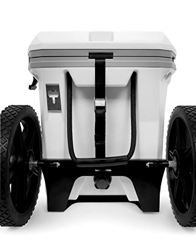Camco Heavy-Duty Cooler Cart Kit, Includes Durable Straps And 12-Inch Wheels, White (51798) #TOP3