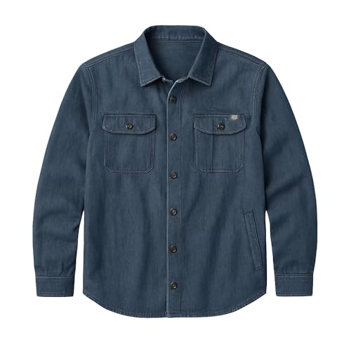 Field & Stream Jaqueta masculina Epoch de sarja leve, Jeans, GG