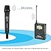 Wireless Handheld Microphone for Camera, Saramonic Uwmic15A UHF Interview Transmitter and Receiver Microphone System for Video Recording for Nikon,Canon, DSLR,DV Camcorder (3.5mm TRS Jack)