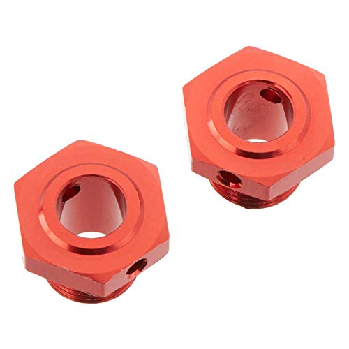 ARRMA AR310447 Aluminum Typhon Wheel Hex (2 Piece), Red, 13.6mm