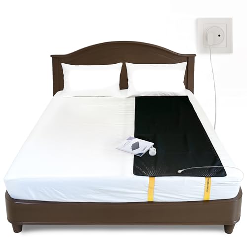 Grounding Essentials Alfombrilla De Conexión A Tierra Para Cama Grounding Bed Mat 68 185 Cm Superficie Conductora De Carbono Con Cable De 5 M Y Enchufe Eu Bienestar Y Relajación