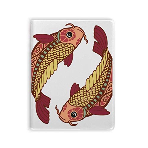 Carnet Poissons zodiaque couverture souple pour journal intime et écriture