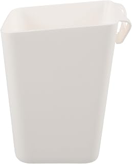 Portable Hanging Basket Trash Bin for Beauty Trolley Cart, Small Plastic Storage Container with Hanging Hook for Salon Spa Tool Organization