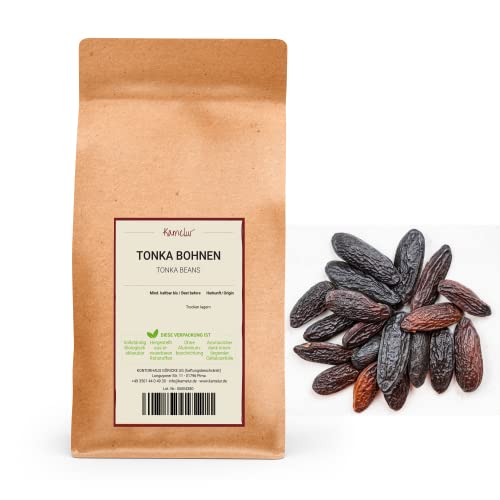 AROMATICO: La fava tonka si caratterizza per il suo intenso profumo di vaniglia, olio di mandorle amare e asperula. Il suo gusto piacevolmente dolce e caramellato con una nota leggermente acidula lo rende una spezia nobile ed esotica