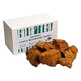 HITT Chaga Mushroom Tea Chunks - Organic Chaga Mushrooms with Black Top Crust, Chaga Tea Mushroom...