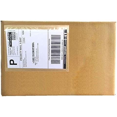 6" x 9" Clear Adhesive Top Loading Packing List Shipping Label Envelopes (500-Pack) Cover