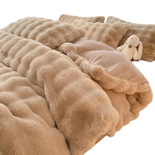 布団カバーセット 暖かい もこもこ 肌に優しい フラットシーツ 4点セット あったか ふわふわ プリンセス風 お姫様 シングル ダブル フランネル 寝具 掛ふとんカバー 秋冬用 寝具 ベッドカバーセット 防寒対策 静電気防止 (1.8m ボックスシーツ4点