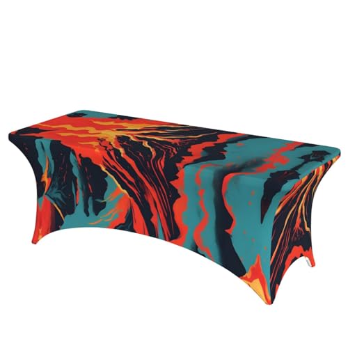 Nappe lavable en élasthanne pour protéger table de banquet
