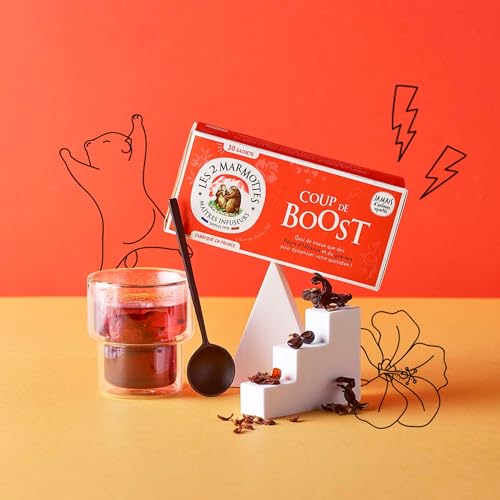 Infusion Coup De Boost Les 2 Marmottes La Boite De 30 Sachets - vue 3