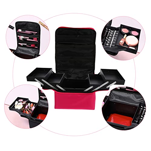 Trousse de maquillage étanche Healeved noire pour rangement de toilette - 3